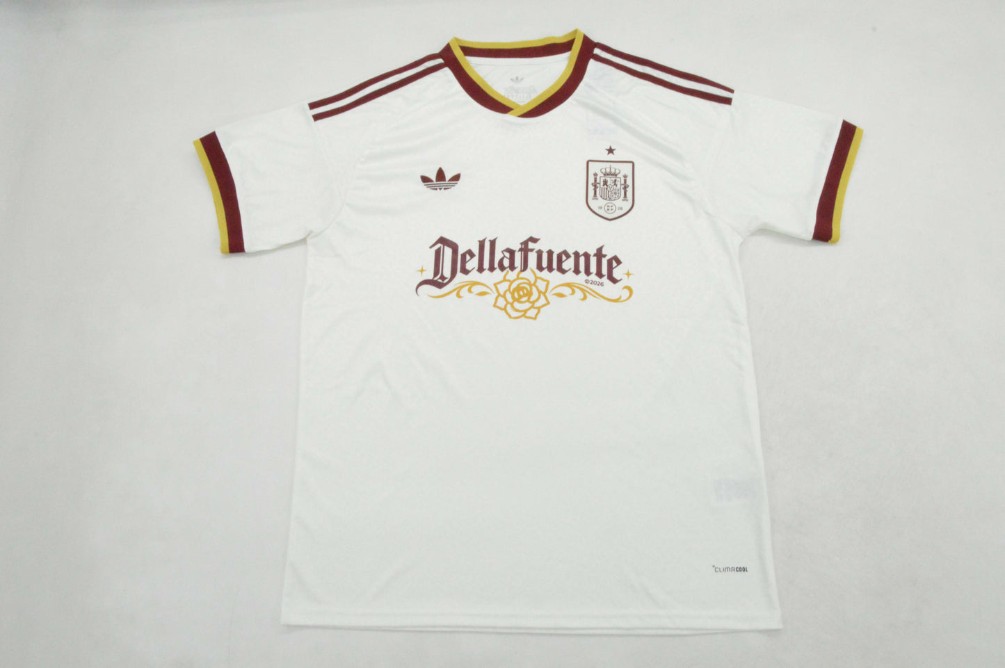 Camiseta España Mundial 2026 visitante especial Dellafuente familia 2