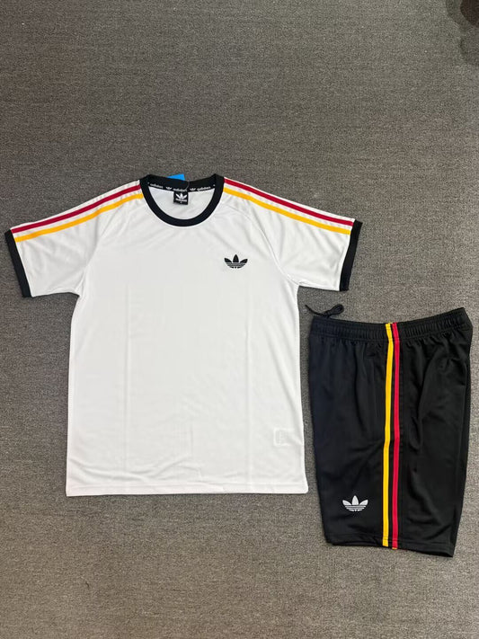 Conjunto de entrenamiento Adidas Originals blanco estilo (tallas S-XXL)
