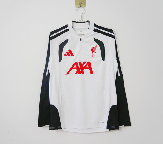 Sueter Liverpool 26-27 blanco con negro versión jugador (tallas S-XXL)