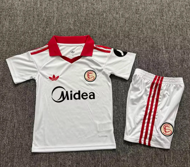 Equipacion Sevilla 25/26 modelo retro (tallas niños) jornada 31
