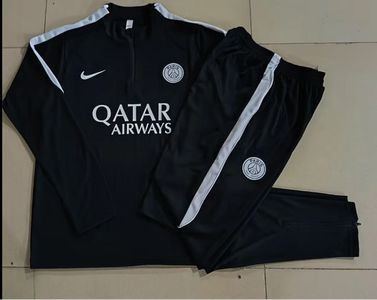 Chandal de entrenamiento Paris PSG negro (tallas adultos y niños)