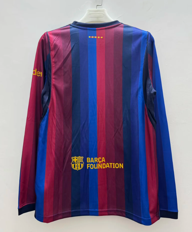 Camiseta manga larga Barcelona 26/27 Local (Tallas S-4XL)