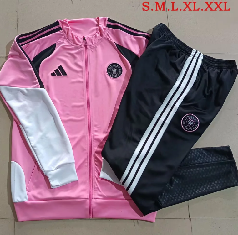 Chandal Inter Miami rosa 26/27 (tallas adulto y niño)