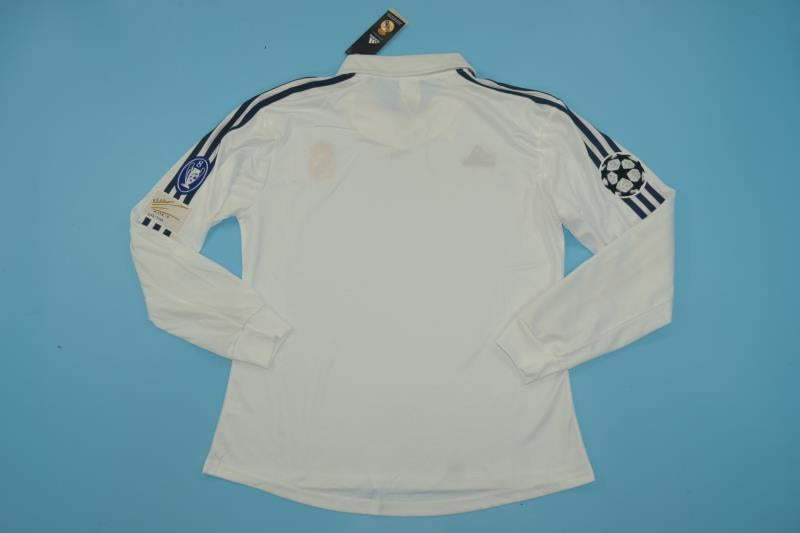 Camiseta de manga larga Real Madrid 2001/02 Final Champions