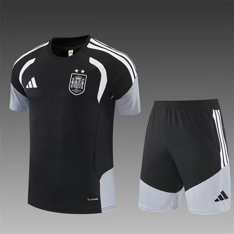 Conjunto de entrenamiento dos estrellas España 2026 negro (tallas S-2XL)