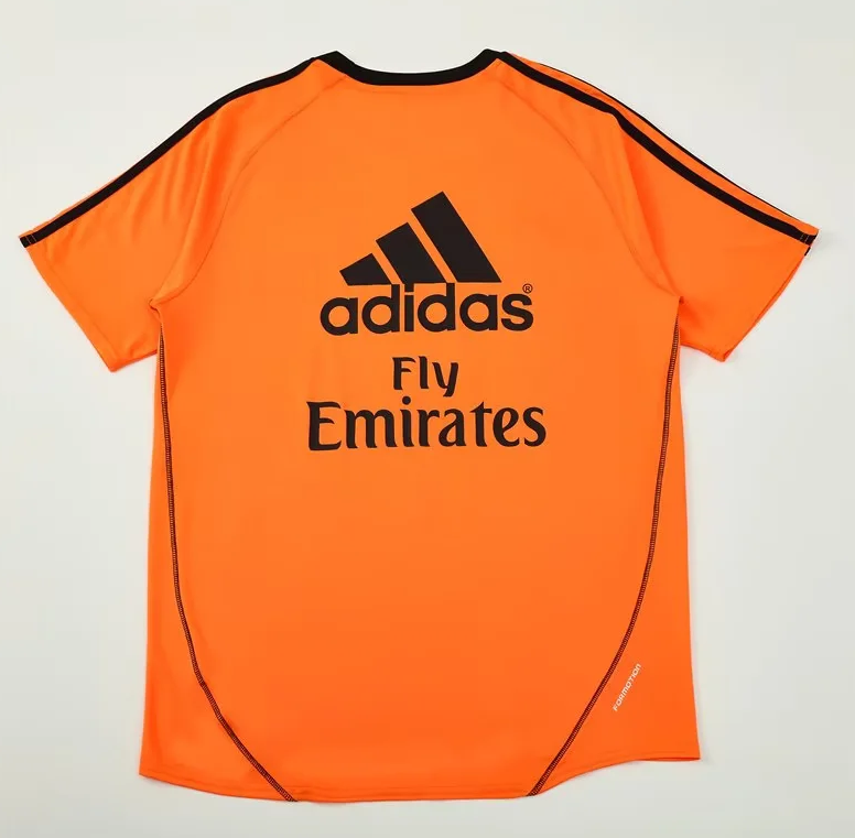 Camiseta de entrenamiento Real Madrid naranja 2013/14 (solo tallas S-XXL)