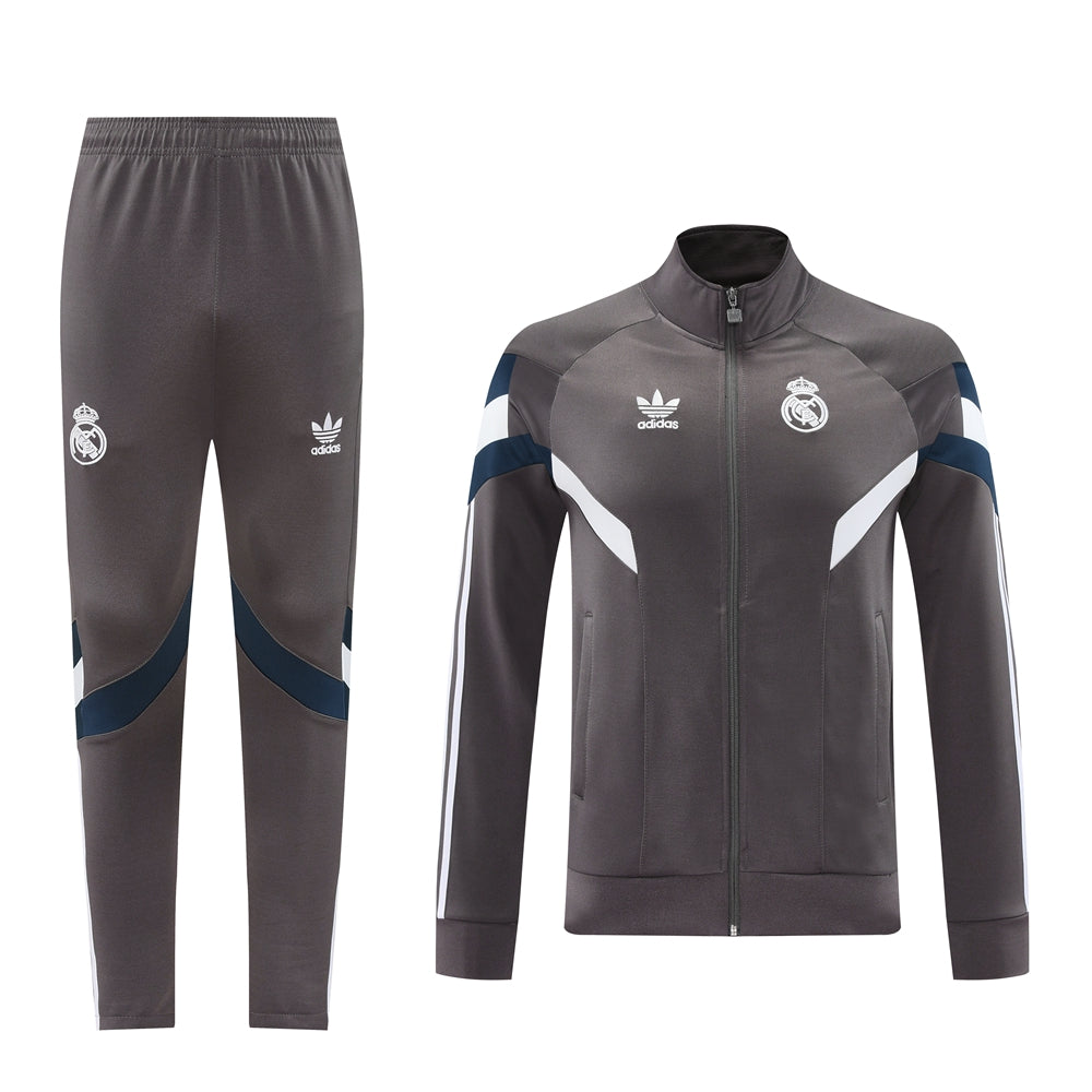 Chandal Real Madrid gris 24/25 (Adulto y niño)