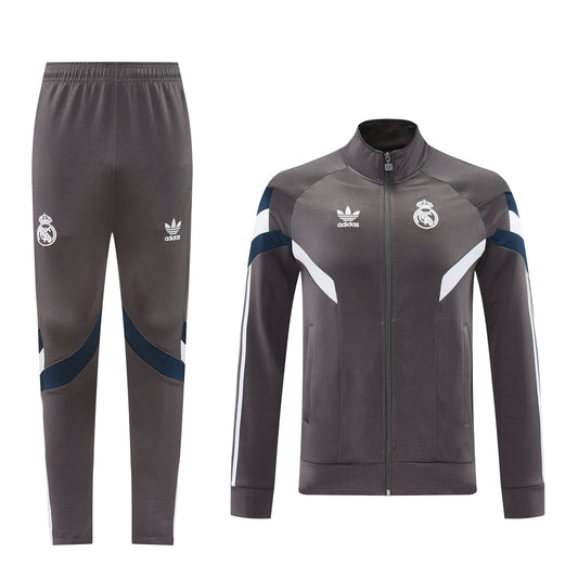 Chandal Real Madrid gris 24/25 (Adulto y niño)