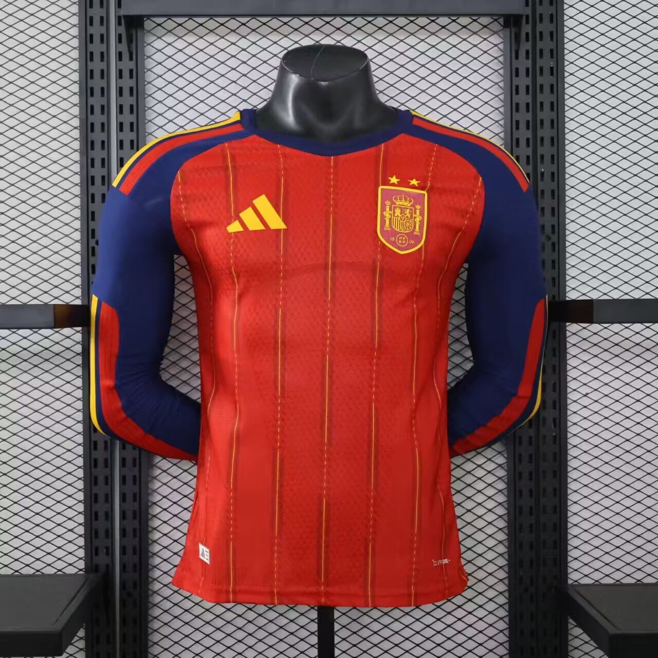 Camiseta de manga larga dos estrellas España Local Mundial 2026
