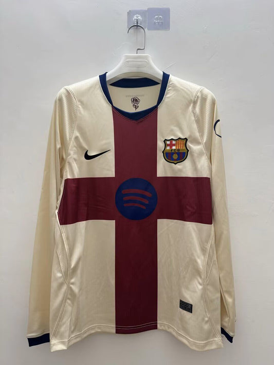 Camiseta de manga larga Barcelona 26-27 cuarta equipacion (tallas S-2XL)
