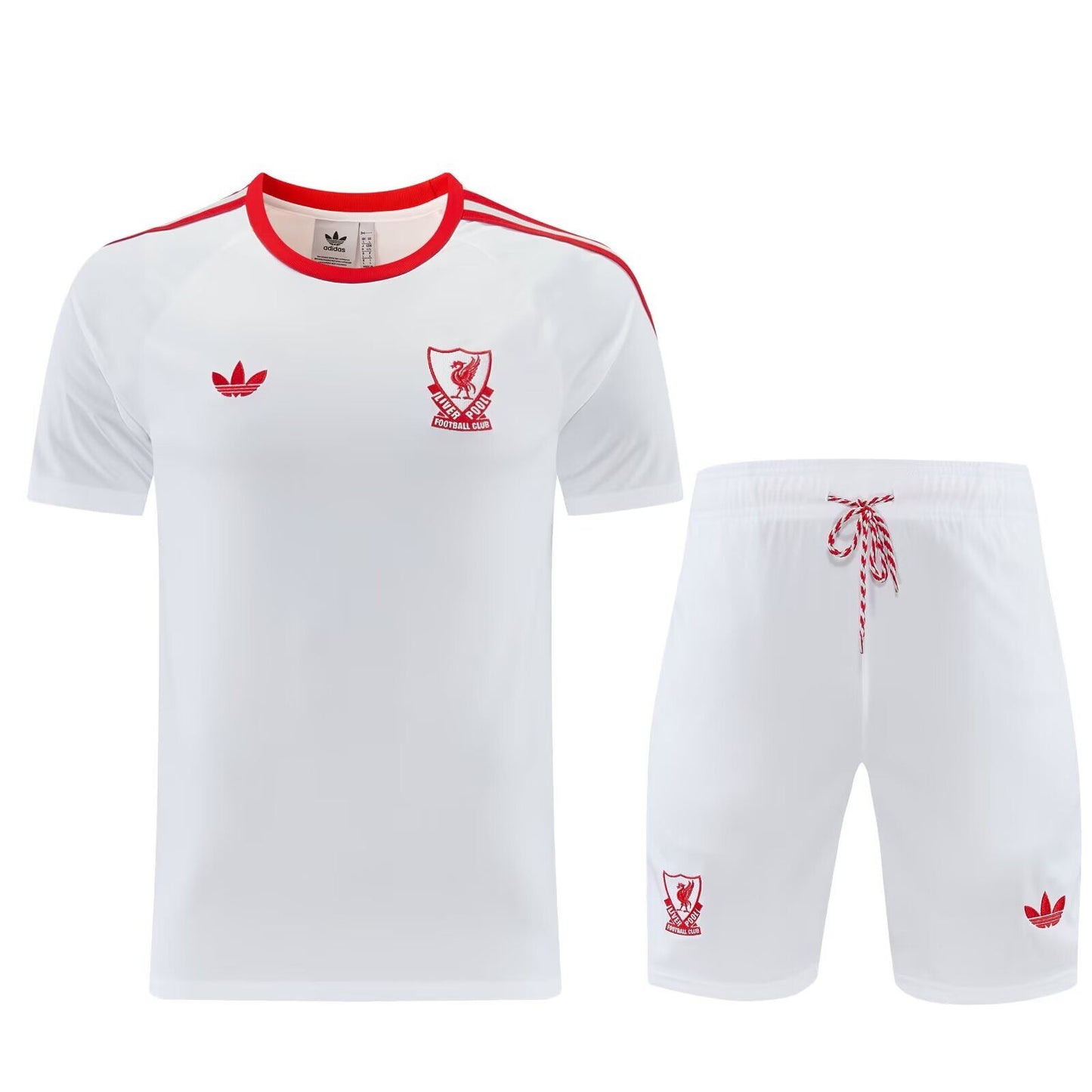 Conjunto de entrenamiento Liverpool 25/26 blanco original (tallas S-XXL)