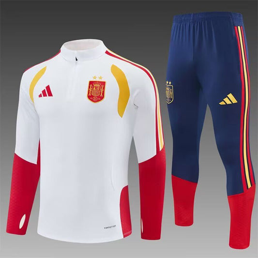 Chandal de entrenamiento dos estrellas España 2026 blanco (tallas S-2XL)