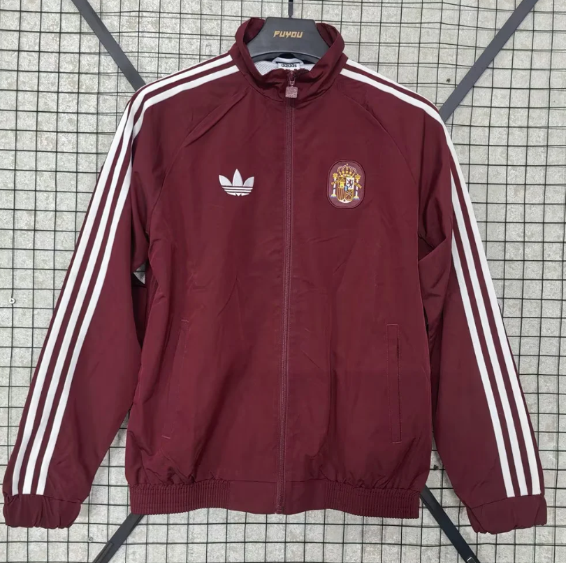 Chaqueta cortavientos España 2026 roja (tallas S-XXL)