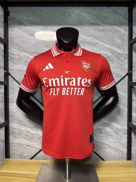 Polo rojo Arsenal 2026 versión jugador (Solo tallas S-XXL)