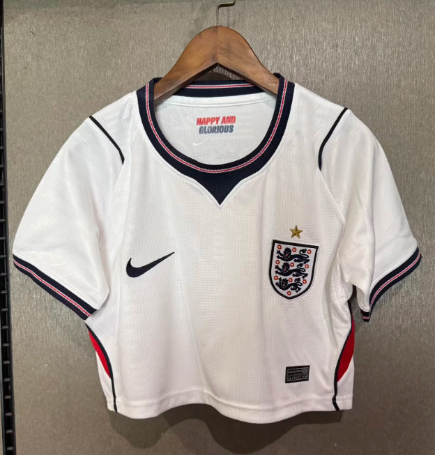 Crop Inglaterra Mundial 2026 Visitante (tallas S-XXL)