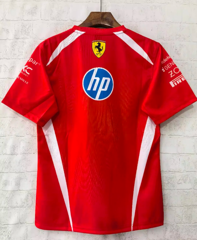 Camiseta Ferrari 2026 roja y blanca (Solo tallas S-5XL)