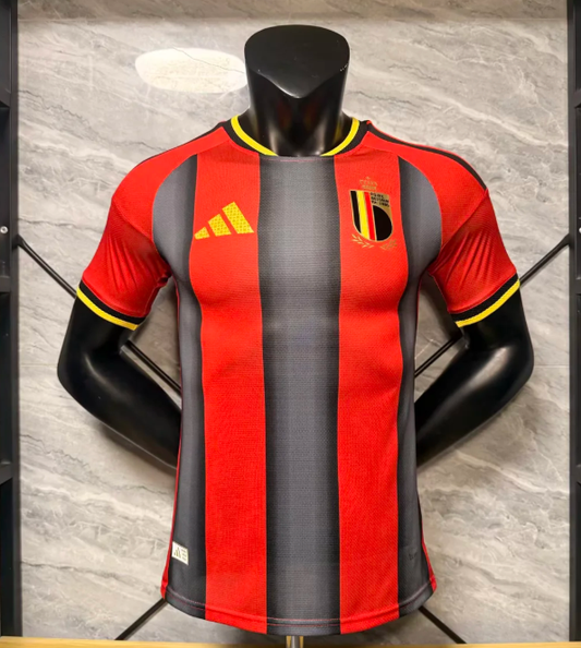 Camiseta Belgica 2026 gris rojo versión especial player version (solo tallas S-2XL)