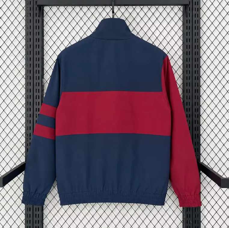 Chaqueta cortavientos Atletico de Madrid azul oscuro con rojo 26-27 (tallas S-XXL)