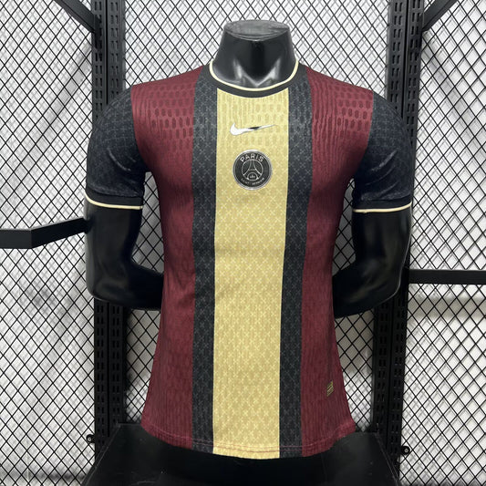 Camiseta Paris PSG 26 rojo negro amarillo especial version jugador (solo tallas S-XXL)