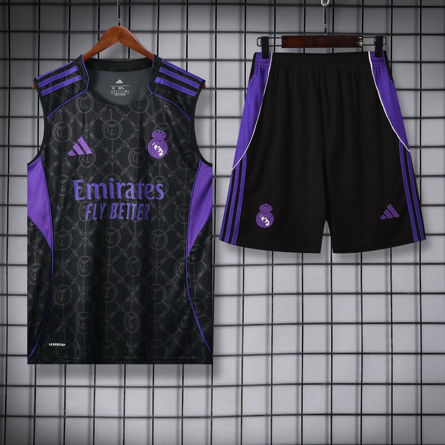 Conjunto sin mangas Real Madrid 25/26 (solo tallas S-2XL)