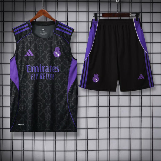 Conjunto sin mangas Real Madrid 25/26 (solo tallas S-2XL)