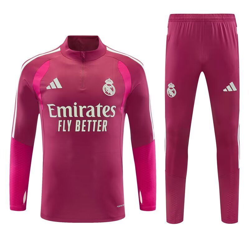 Chandal de entrenamiento Real Madrid 26/27 rosa (Tallas adultos y niños)