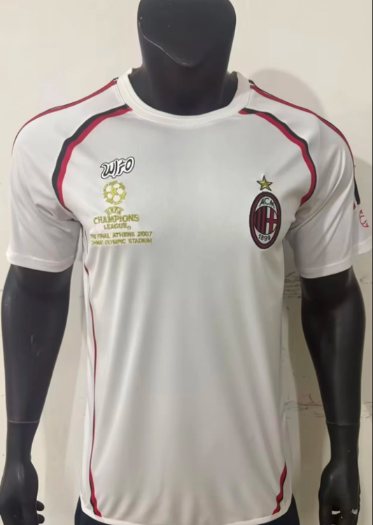 Camiseta de entrenamiento final de la UCL Milan 2006/07 (tallas S-XXL)