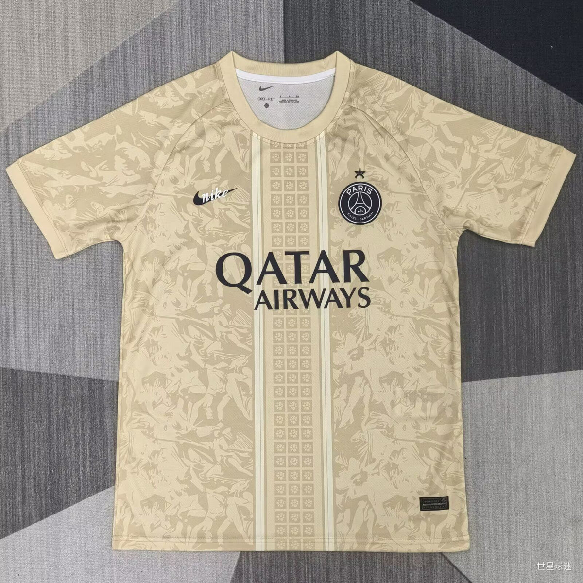 Camiseta de entrenamiento Paris PSG 26-27 dorada (tallas S-4XL)
