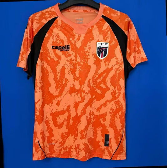 Camiseta Cabo Verde Mundial 2026 portero naranja (tallas S-4XL)