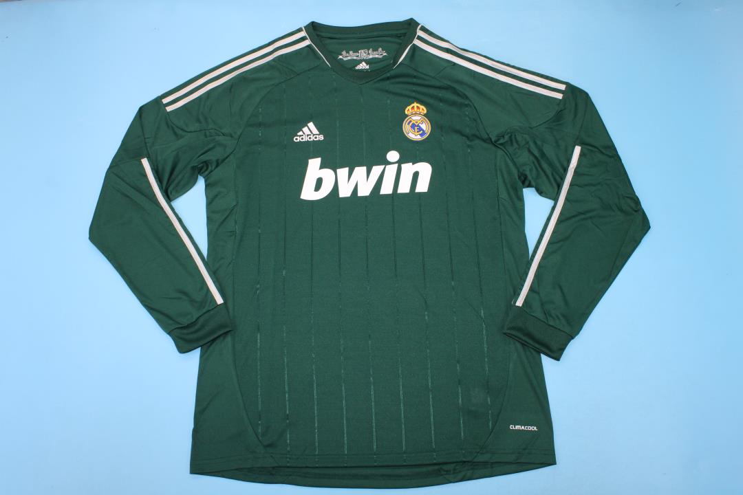 Camiseta Real Madrid 2012/13 tercera equipacion manga larga Retro