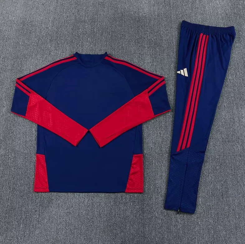 Chandal de entrenamiento Arsenal 26-27 azul oscuro con rojo (tallas adultos y niños)