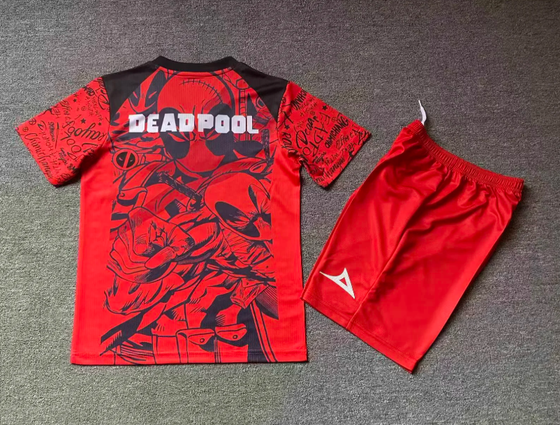 Equipacion Necaxa 25/26 versión Marvel rojo (Solo talla niños)