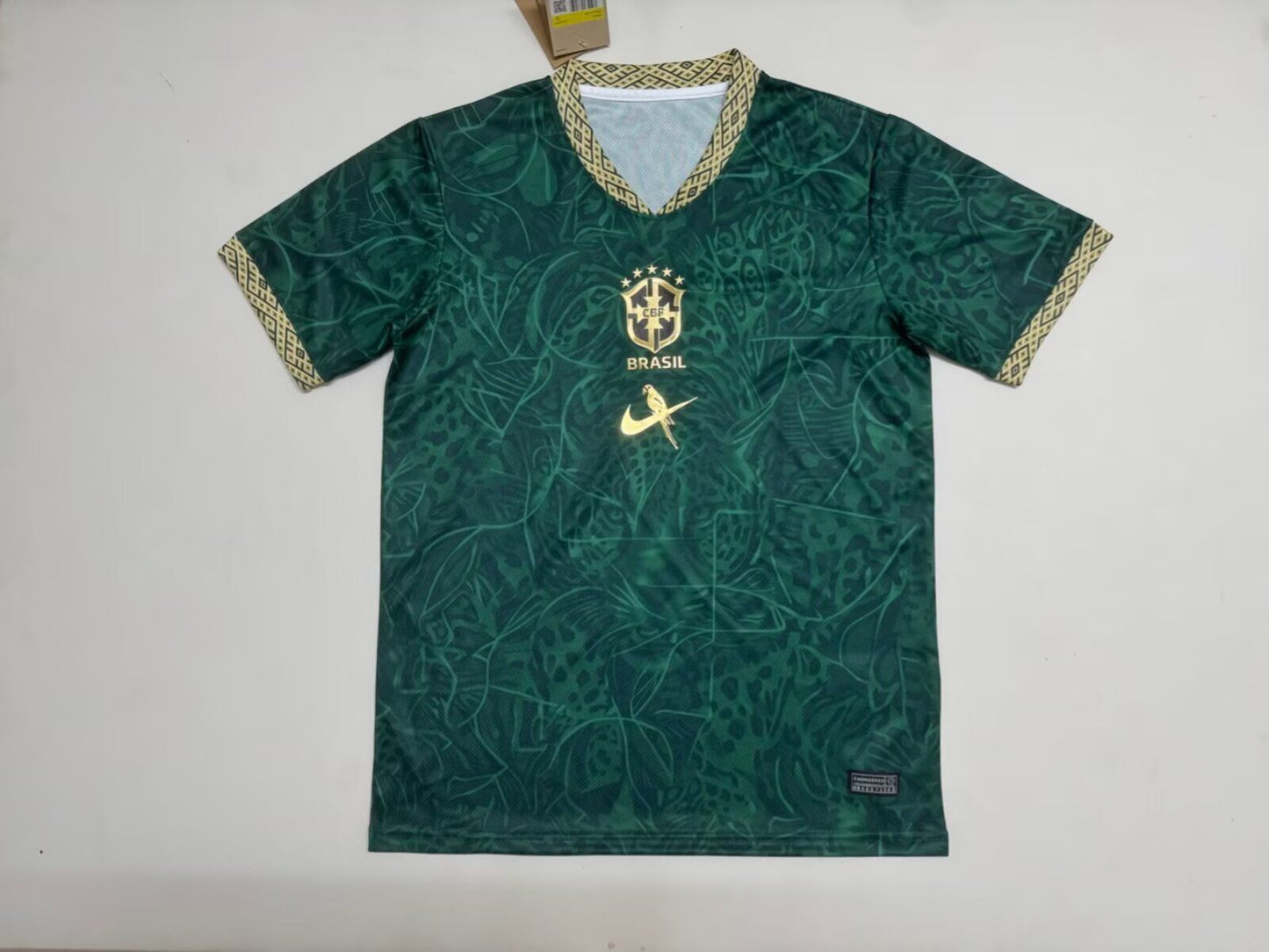 Camiseta Brasil 2026 verde oscuro (tallas S-4XL)