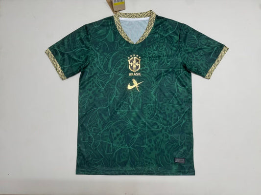 Camiseta Brasil 2026 verde oscuro (tallas S-4XL)