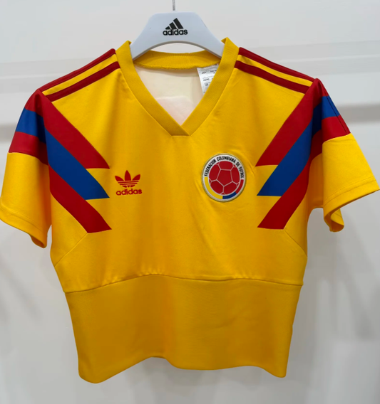 Crop Colombia 1990 modelo retro para mujer (tallas XS-XL)