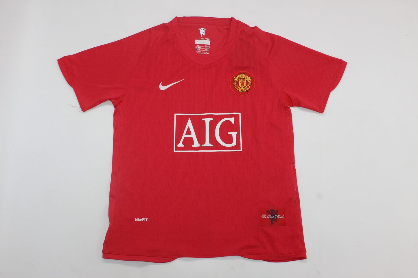 Camiseta Manchester United Local 2007-08 Final Champions