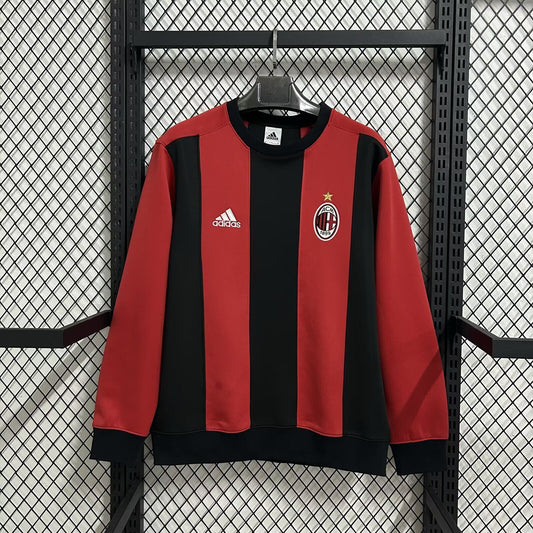 Sudadera Milan negro y rojo (Solo tallas M-4XL)