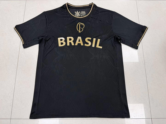 Camiseta Corinthians 26/27 negra entrenamiento (tallas S-4XL)
