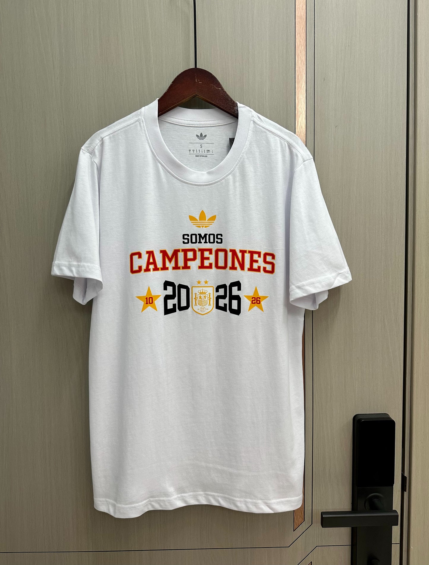 Camiseta algodon especiales campeones del mundo España (diferente modelos, solo tallas adultos)
