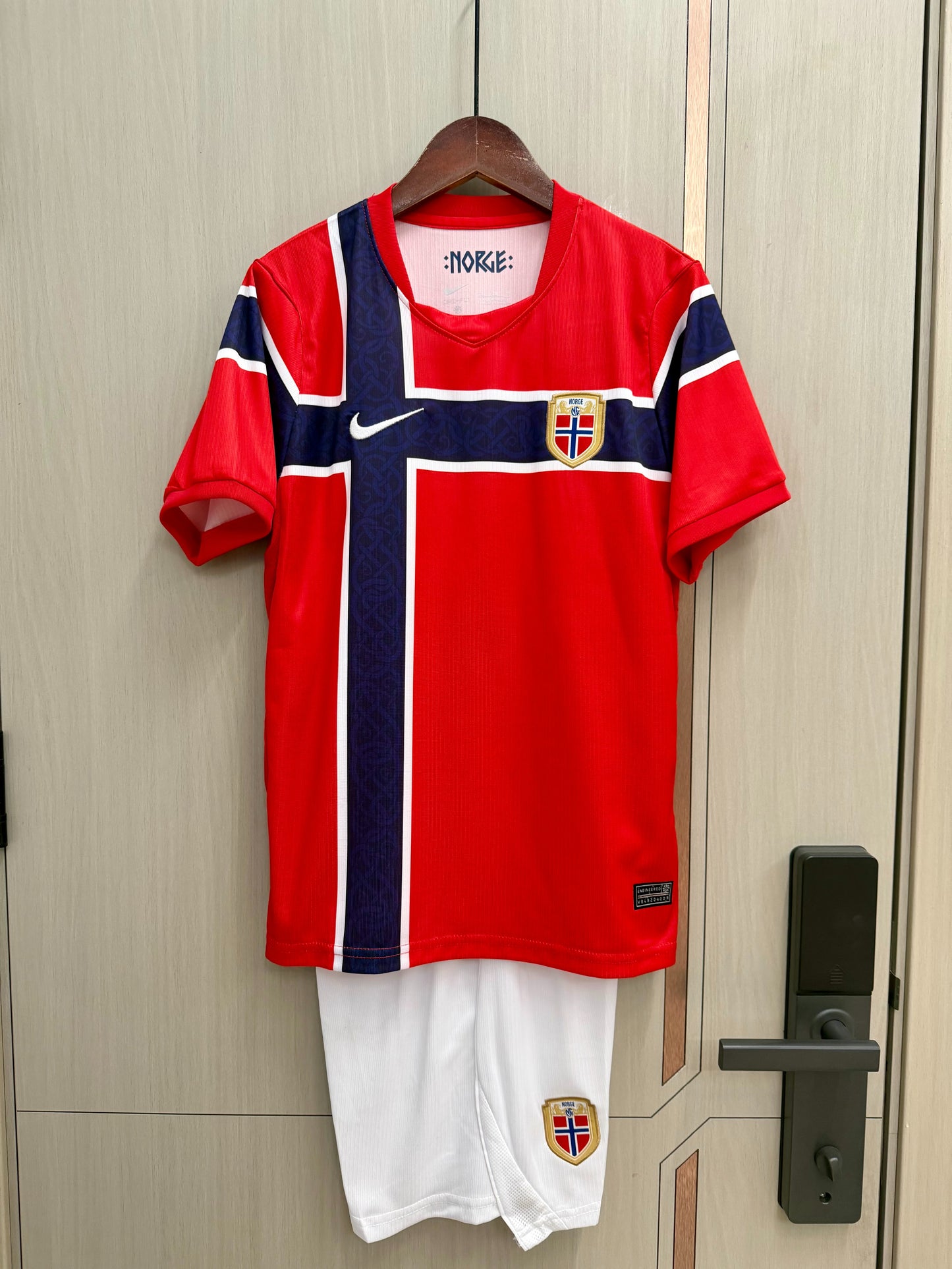 Equipacion Noruega Mundial 2026 Local (solo talla niños)