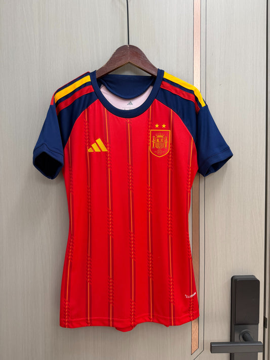 Camiseta España version mujer dos estrellas Local Mundial 2026 (mirar foto medidas)