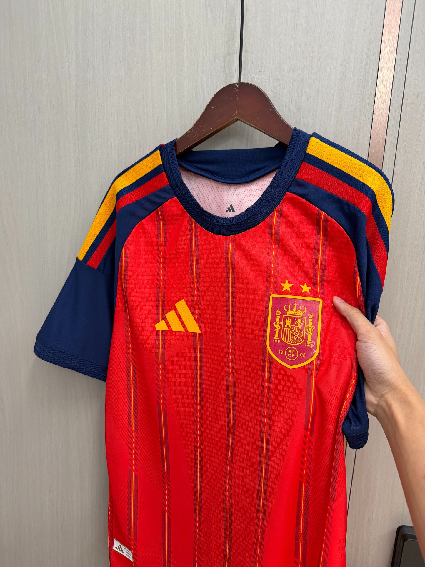 Camiseta España dos estrellas Local Mundial 2026 (Tallas S-4XL)