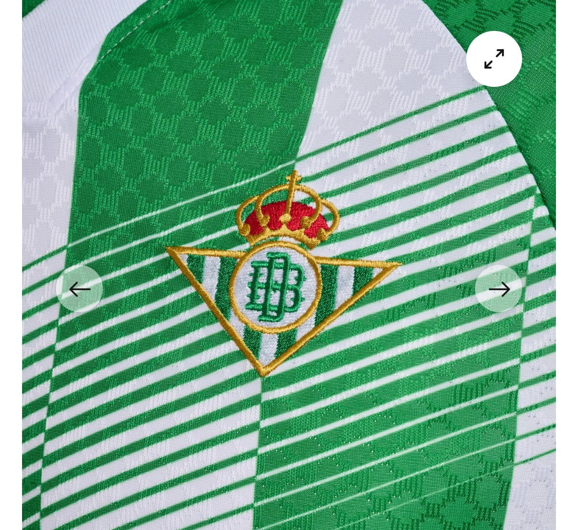Camiseta manga larga Betis 26/27 Local (tallas S-2XL)