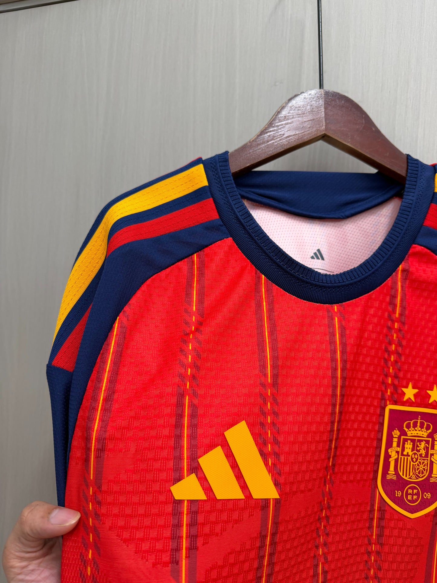 Camiseta España dos estrellas Local Mundial 2026 (Tallas S-4XL)