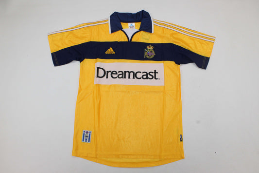 Camiseta Deportivo de la coruña 2000-01 gold Visitante (tallas S-XXL)