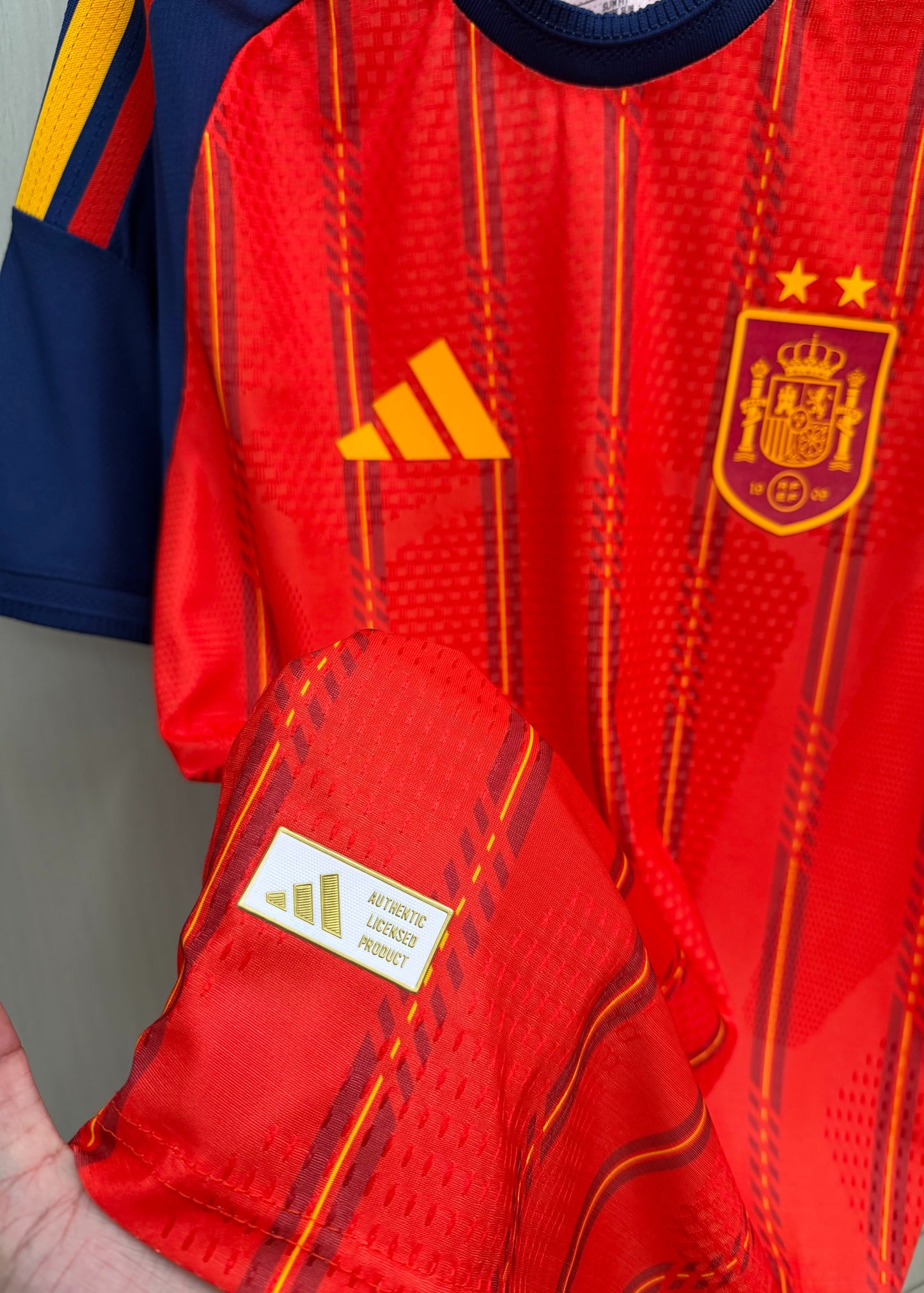 Camiseta España dos estrellas Local Mundial 2026 (Tallas S-4XL)