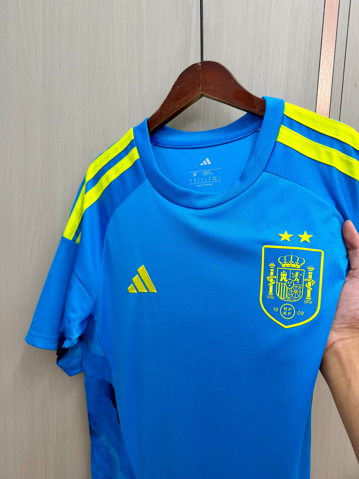 Camiseta España Portero Mundial 2026 dos estrellas (tallas S-4XL)
