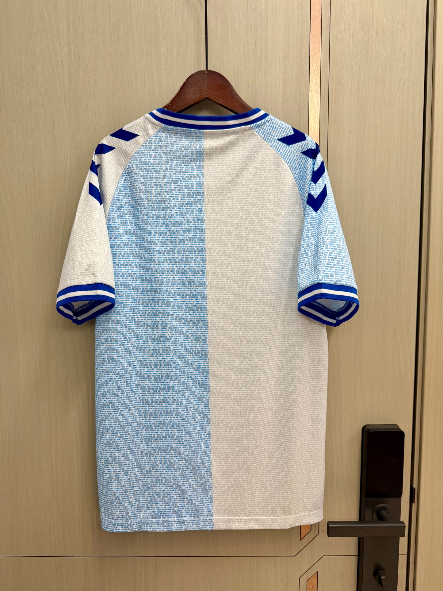 Camiseta de Malaga 26/27 azul blanco (tallas S-4XL)