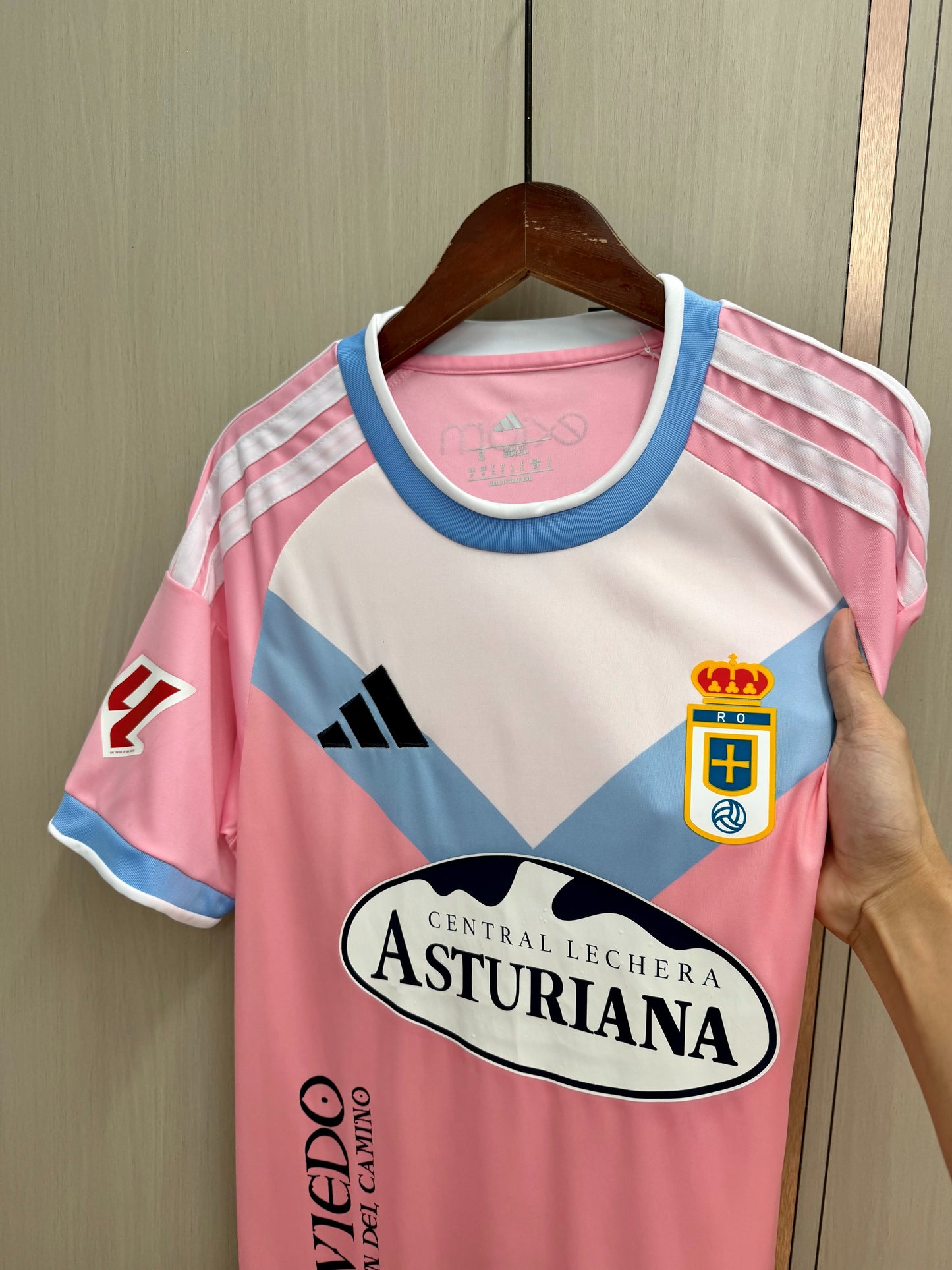 Camiseta Oviedo 26/27 rosa tercera equipacion (S-4XL)
