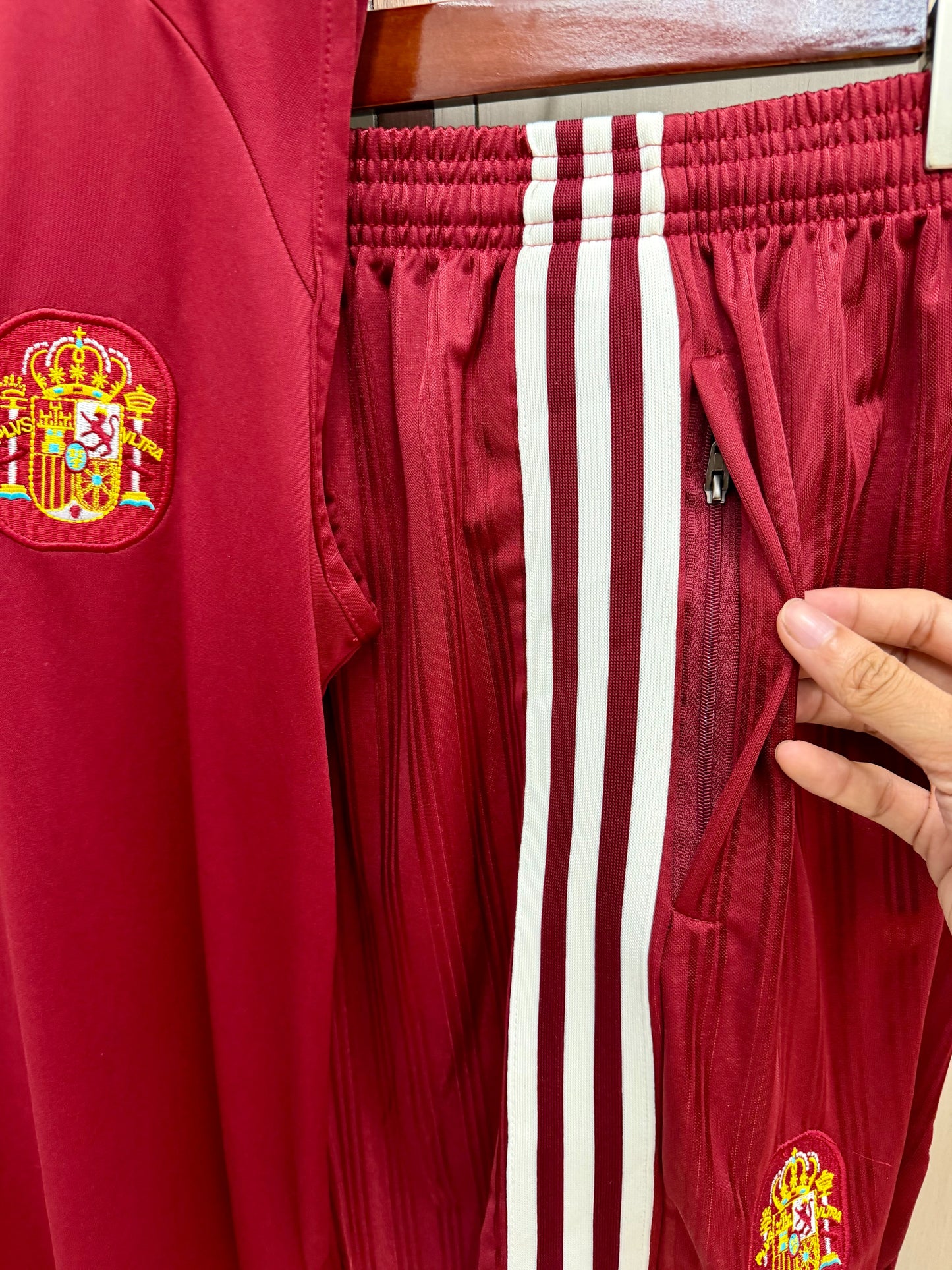 Conjunto sin mangas España Mundial 2026 rojo (tallas S-2XL)